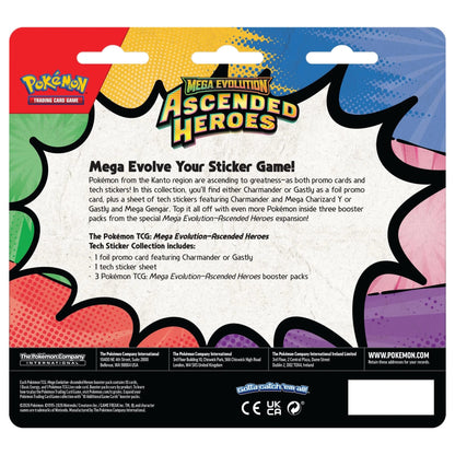 Ascended Heroes Tech Sticker Collection Blister Back