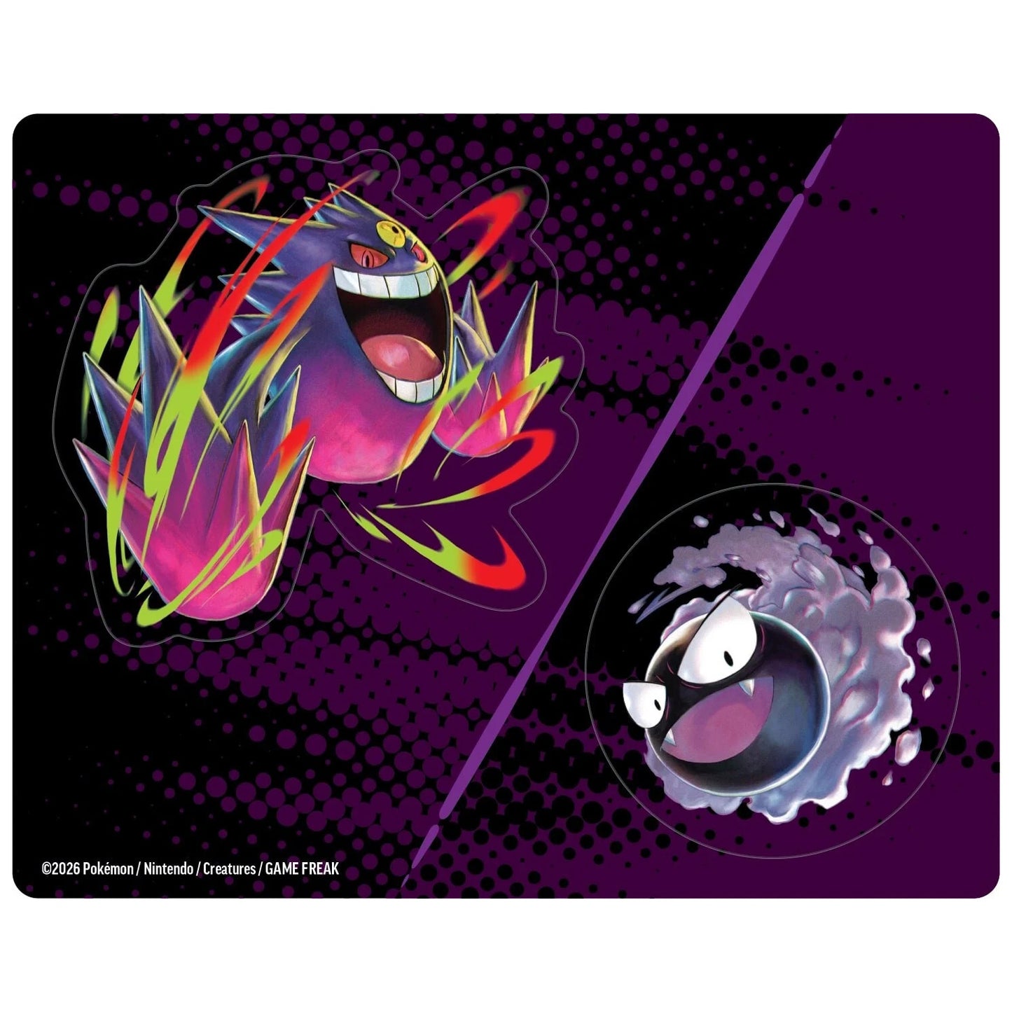 Gastly and Mega Gengar Tech Stickers