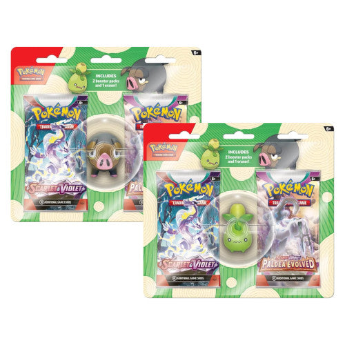 Pokemon Back to School Eraser Blister Pack 2023 Pair