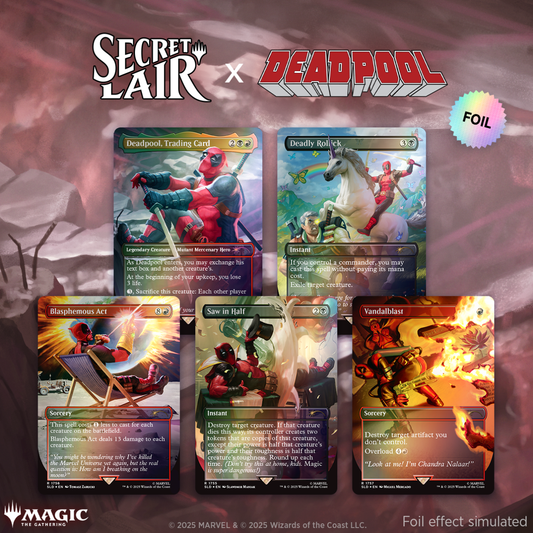 Magic The Gathering x Marvel's Deadpool Foil Edition Secret Lair