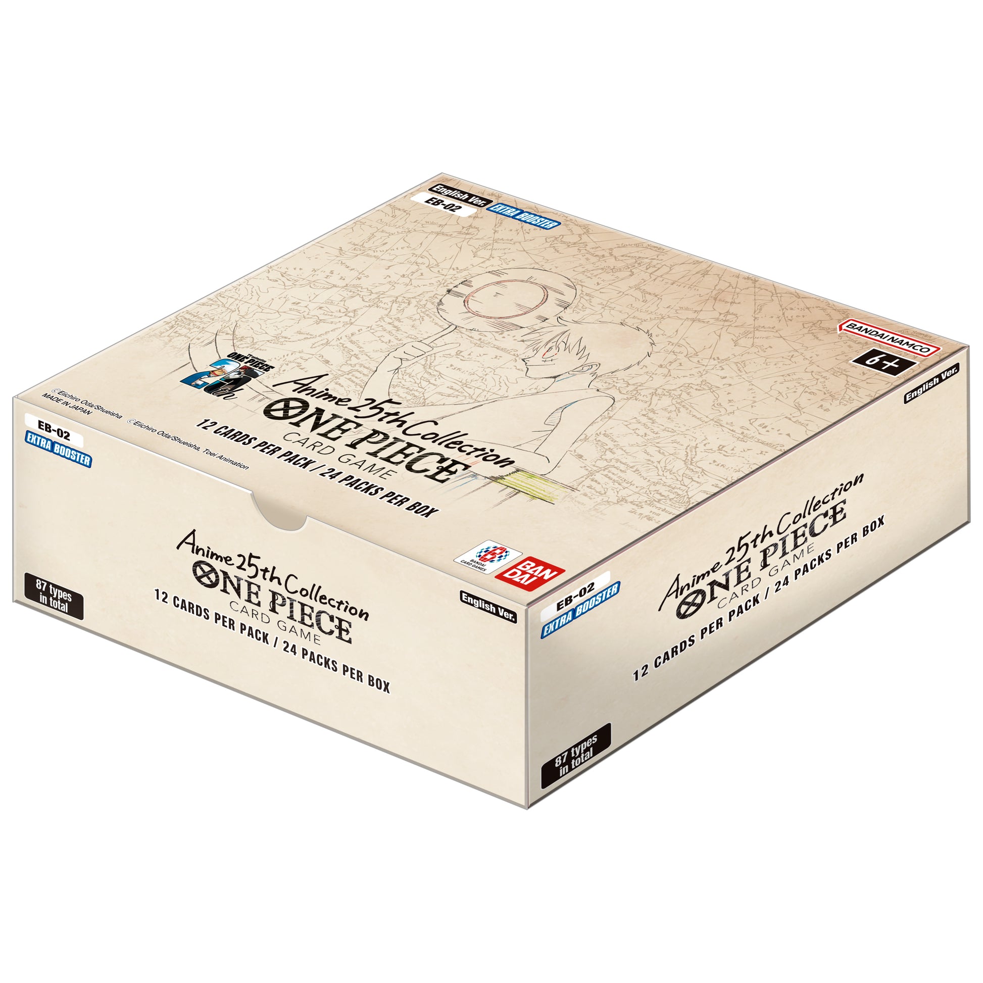 One Piece Extra Booster Anime 25th Collection Booster Box Sealed