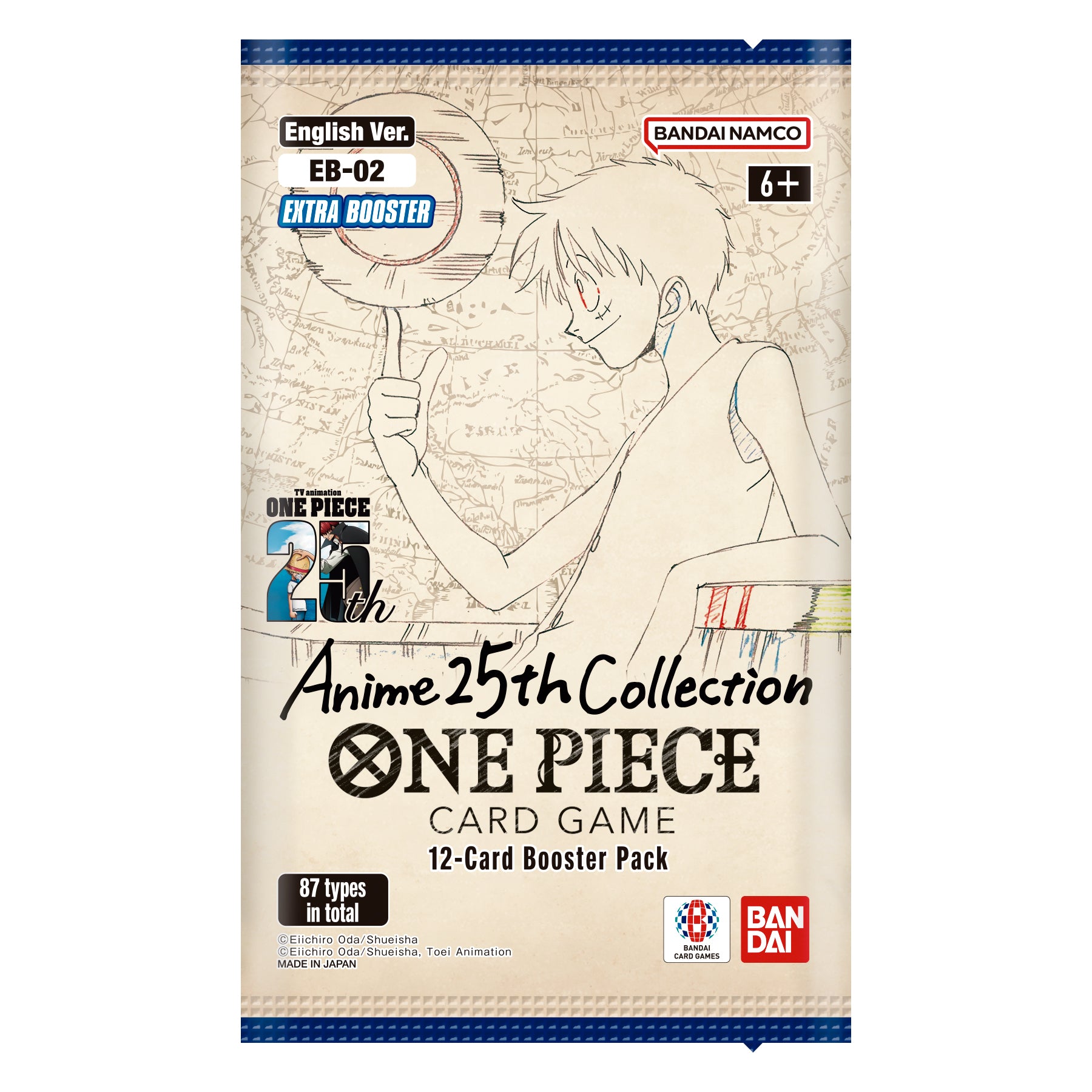 One Piece EB02 Extra Booster Anime 25th Collection Booster Pack English