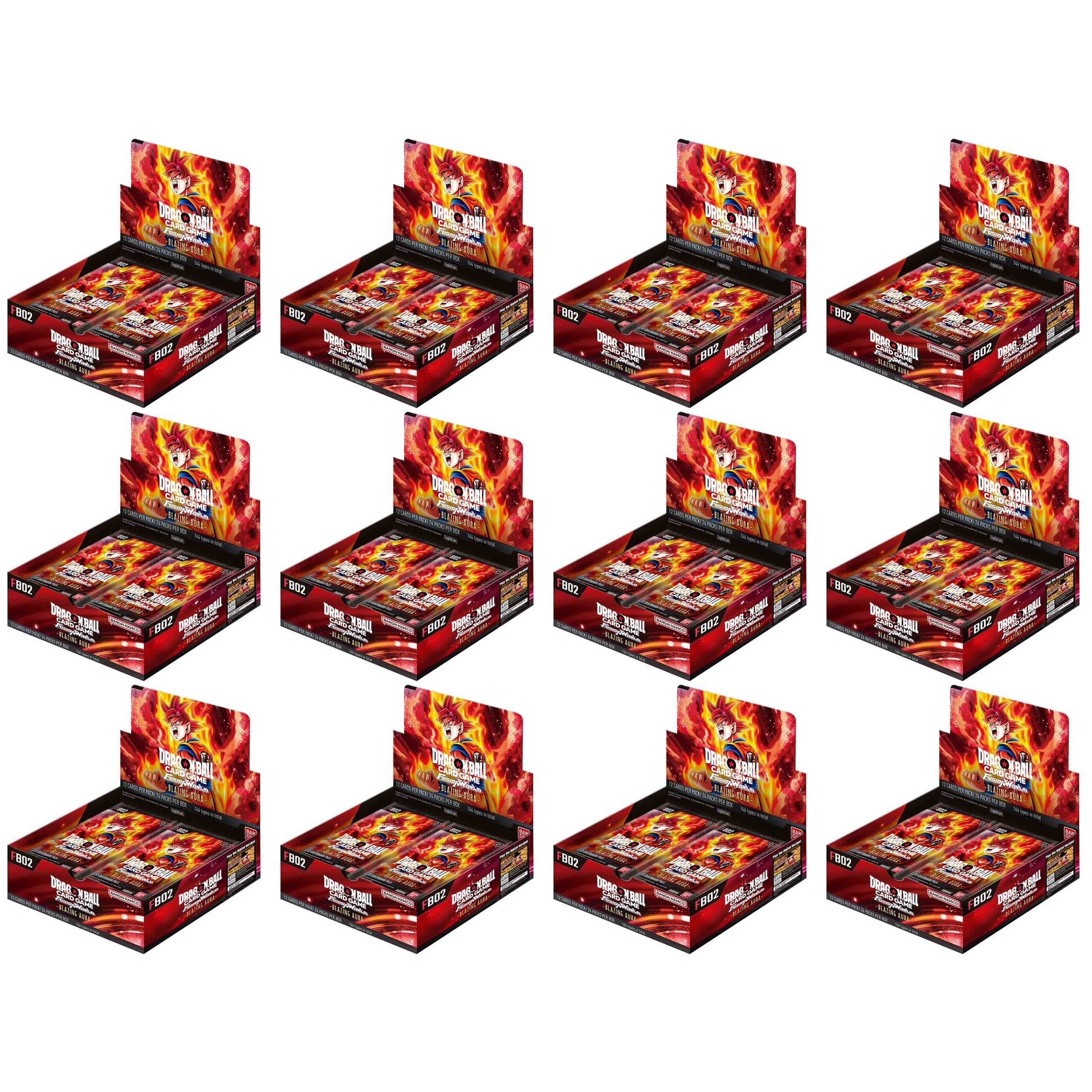 Dragon Ball Fusion World Blazing Aura FB02 Booster Box Case