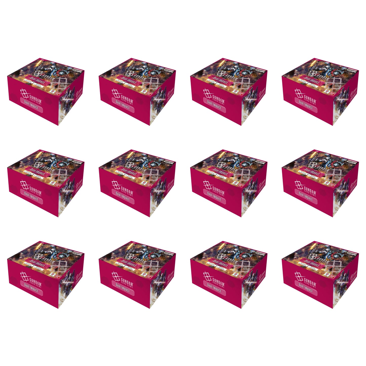 Gundam Card Game GD-02 Dual Impact Booster Box Case English