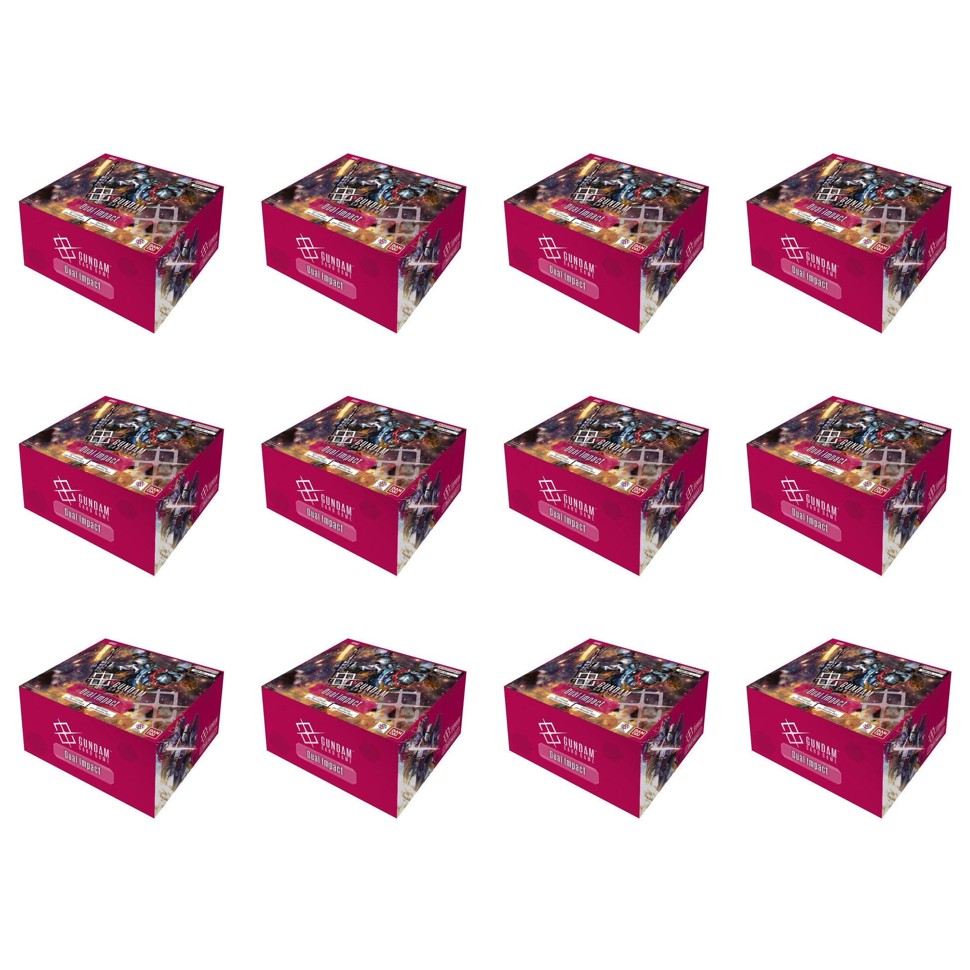 Gundam Card Game GD-02 Dual Impact Booster Box Case English