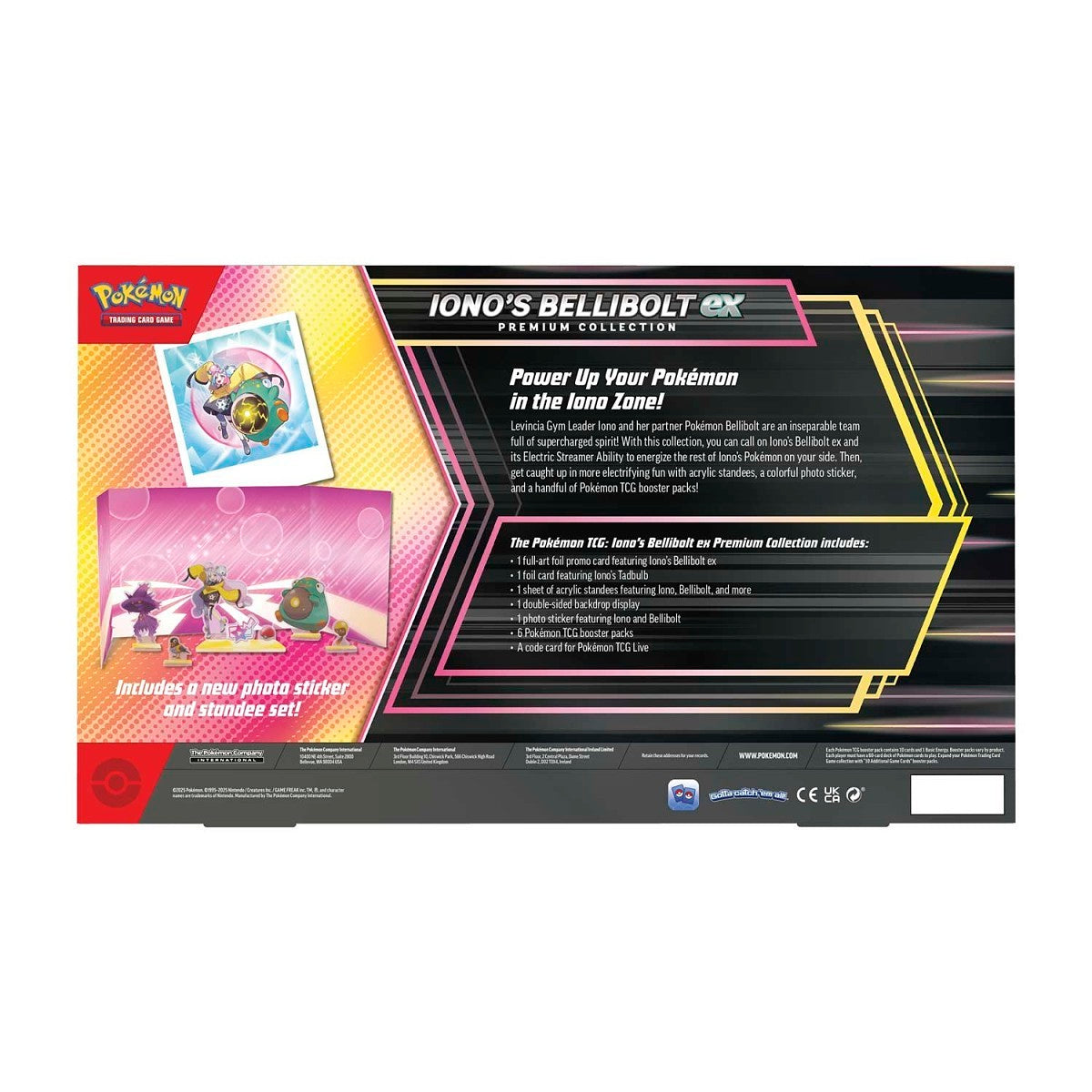 Pokemon TCG Iono's Bellibolt ex Box