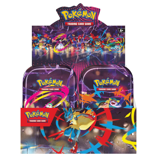Pokemon Mega Heroes Mini Tin Display Box