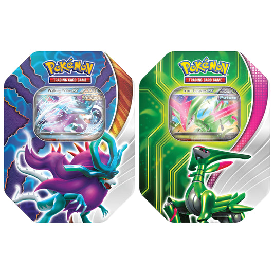 Pokemon Paradox Clash tin pair