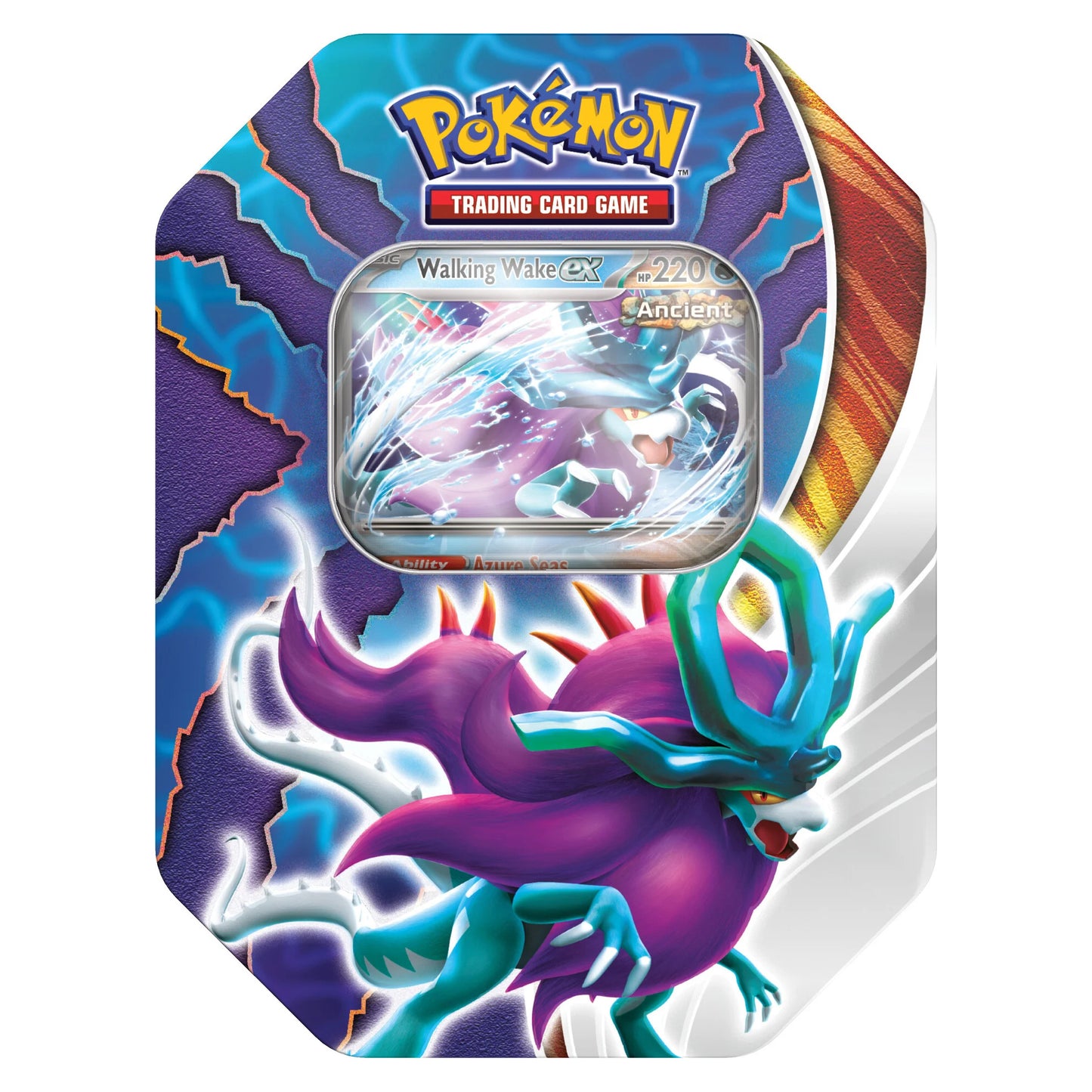 Pokemon Paradox Clash Walking Wake ex Tin