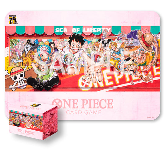 One Piece Playmat and Card Case Set 25th Edition