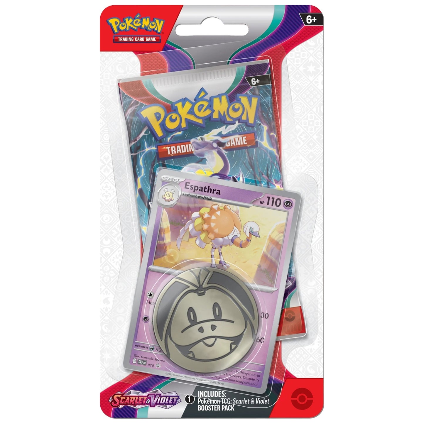Pokemon Scarlet & Violet Espathra Checklane Blister SVP010