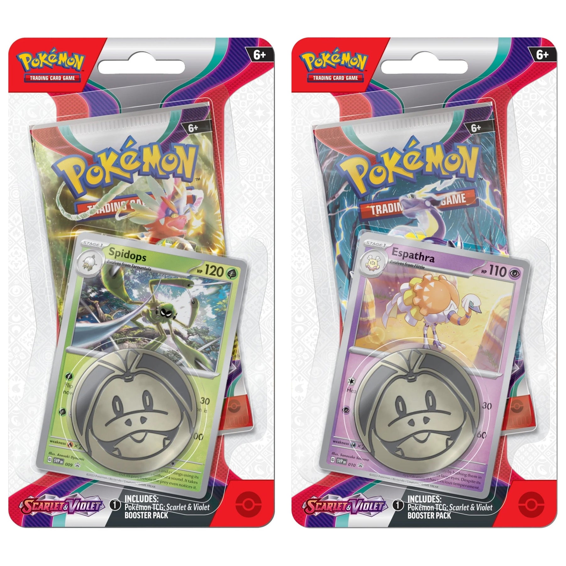 Pokemon Scarlet & Violet Checklane Blister Pack Pair