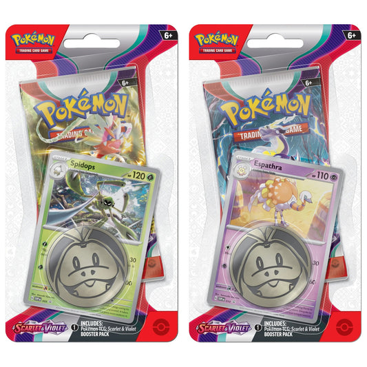 Pokemon Scarlet & Violet Checklane Blister Pack Pair