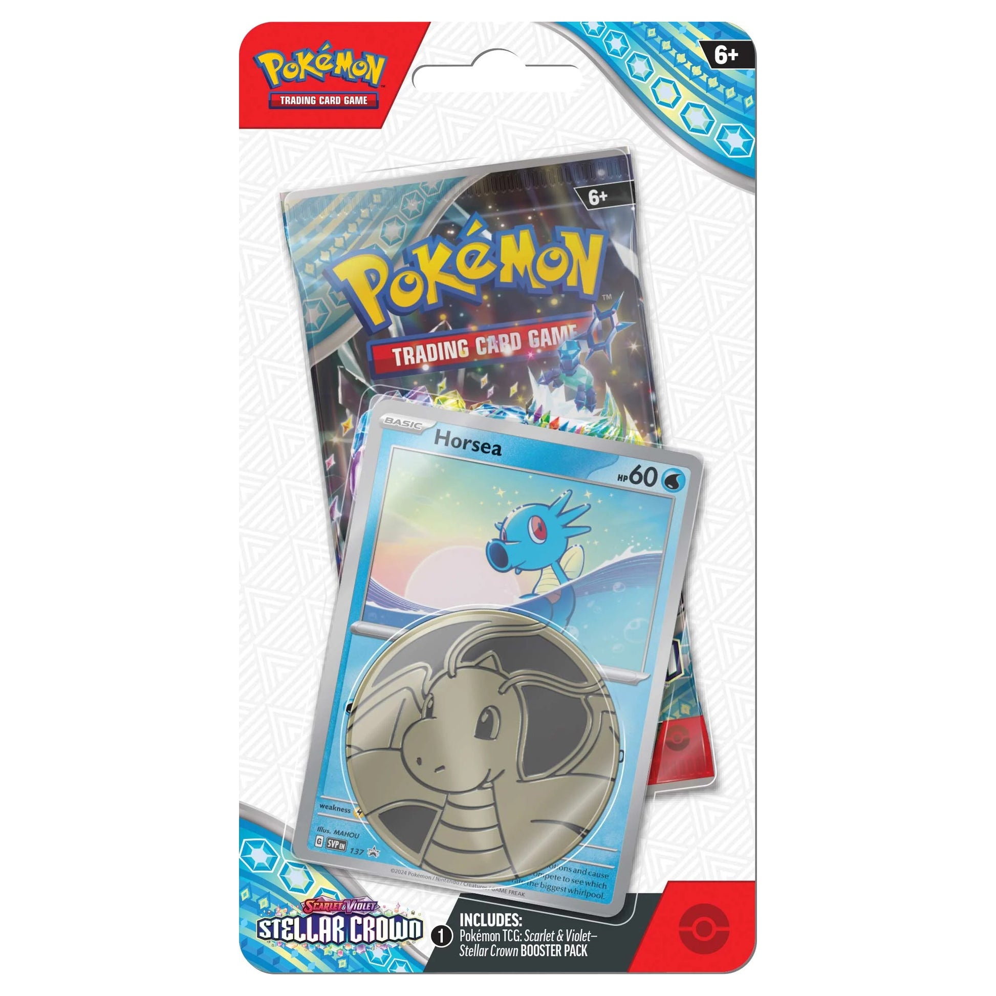 Pokemon Stellar Crown Horsea Checklane Blister SVP137
