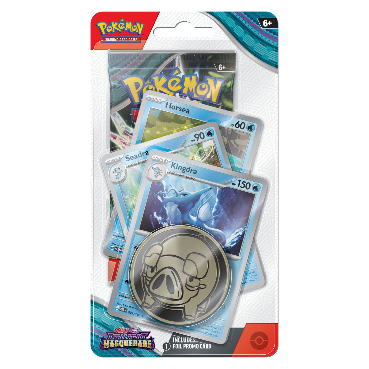 Pokemon Twilight Masquerade Kingdra Premium Checklane Blister