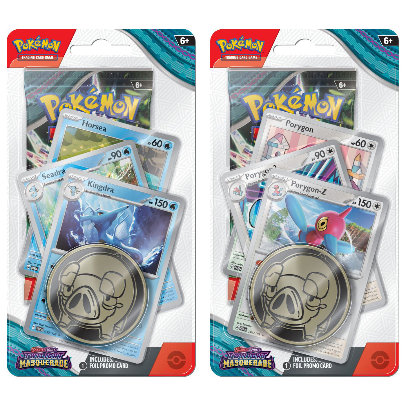 Pokemon Twilight Masquerade Premium Checklane Blister Pack Pair