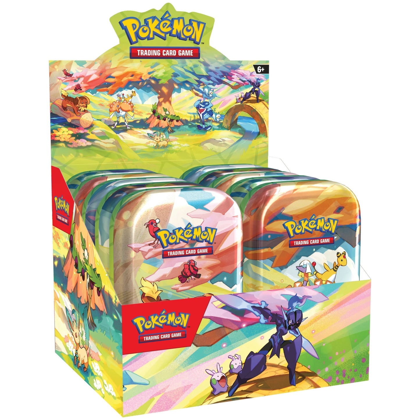 Pokemon Vibrant Paldea Mini Tin Display Box
