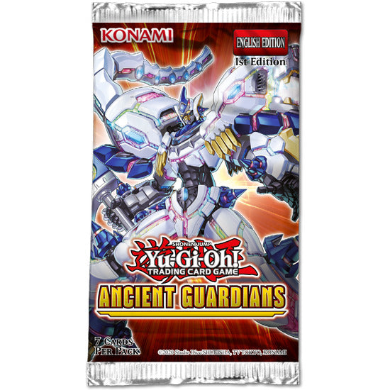 Yu-Gi-Oh! Ancient Guardians booster pack 1st edition