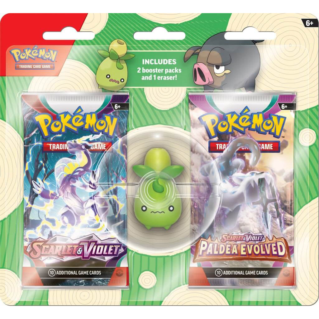 Pokemon Back to School Smoliv Eraser Blister 2023