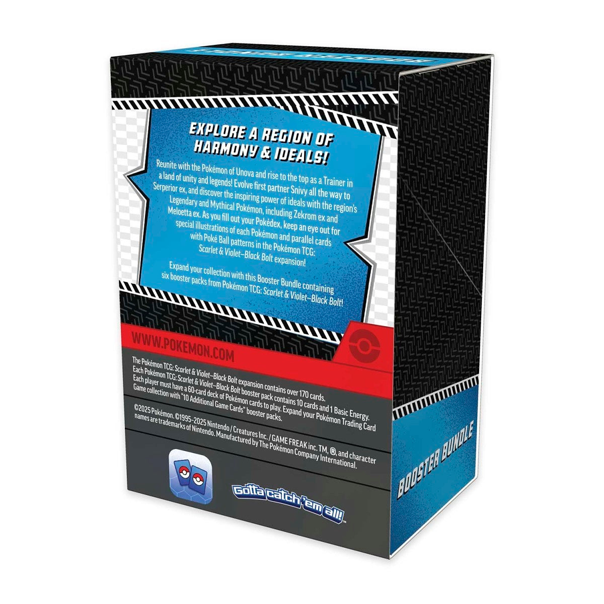 Pokemon Black Bolt Booster Bundle Back