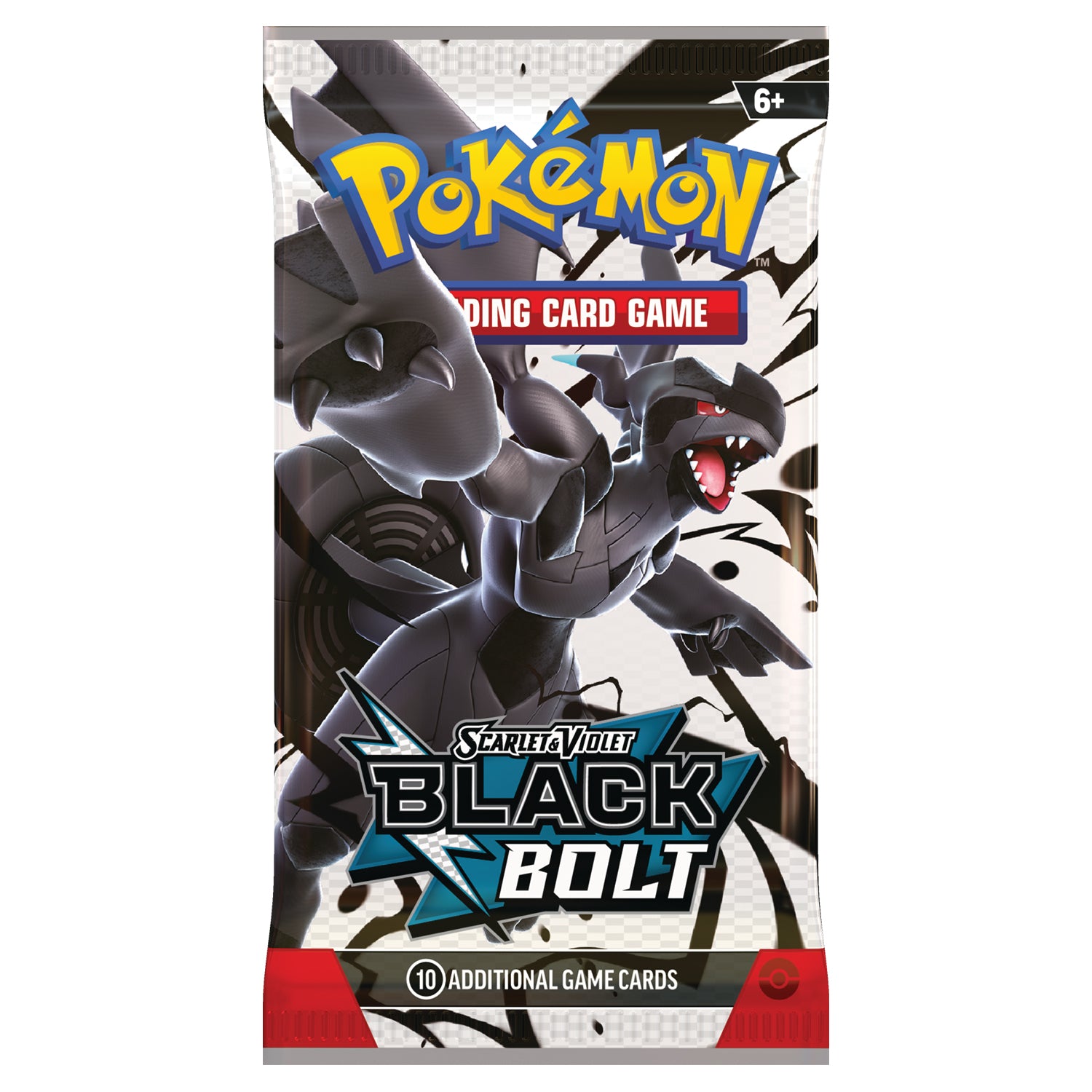 Pokemon Black Bolt Booster Pack Zekrom Art