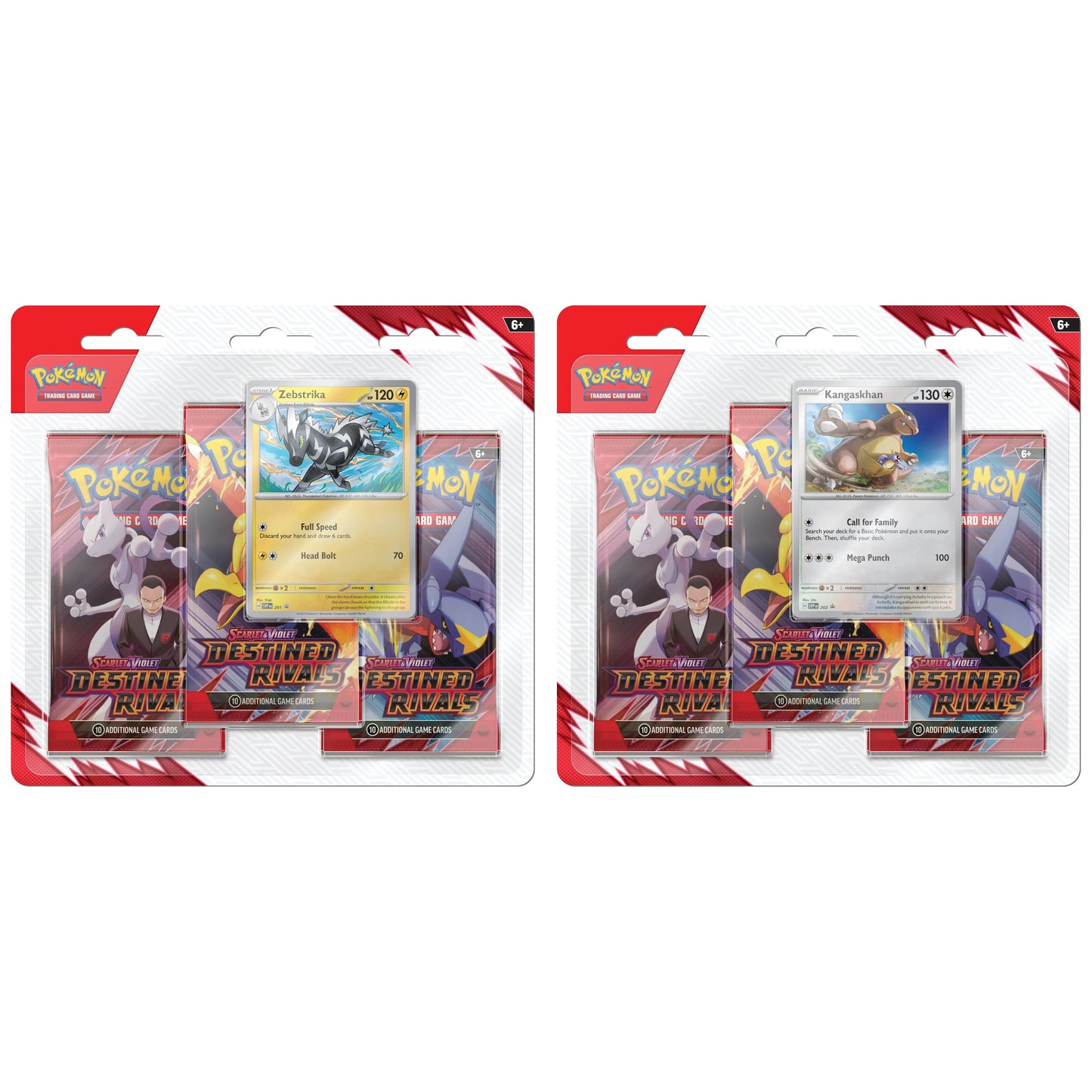 Pokemon Destined Rivals Triple Blister Pack Pair