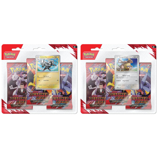 Pokemon Destined Rivals Triple Blister Pack Pair
