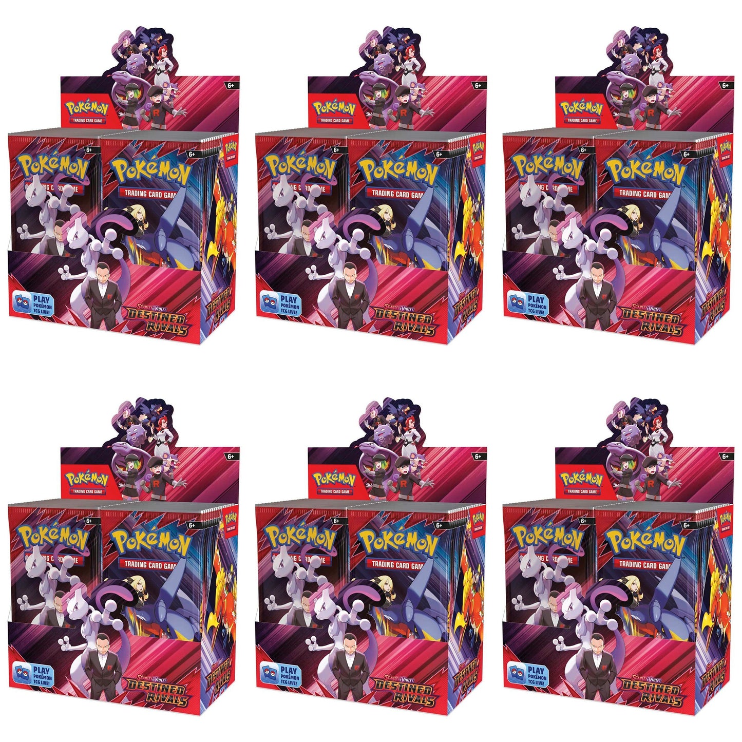 Pokemon TCG Destined Rivals Booster Box Case