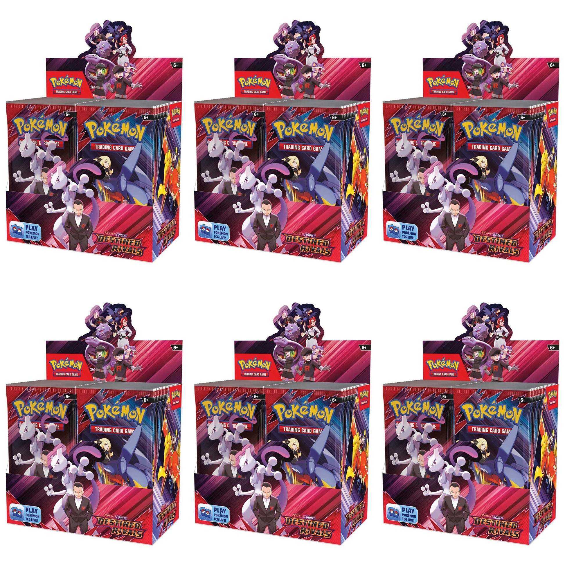 Pokemon TCG Destined Rivals Booster Box Case