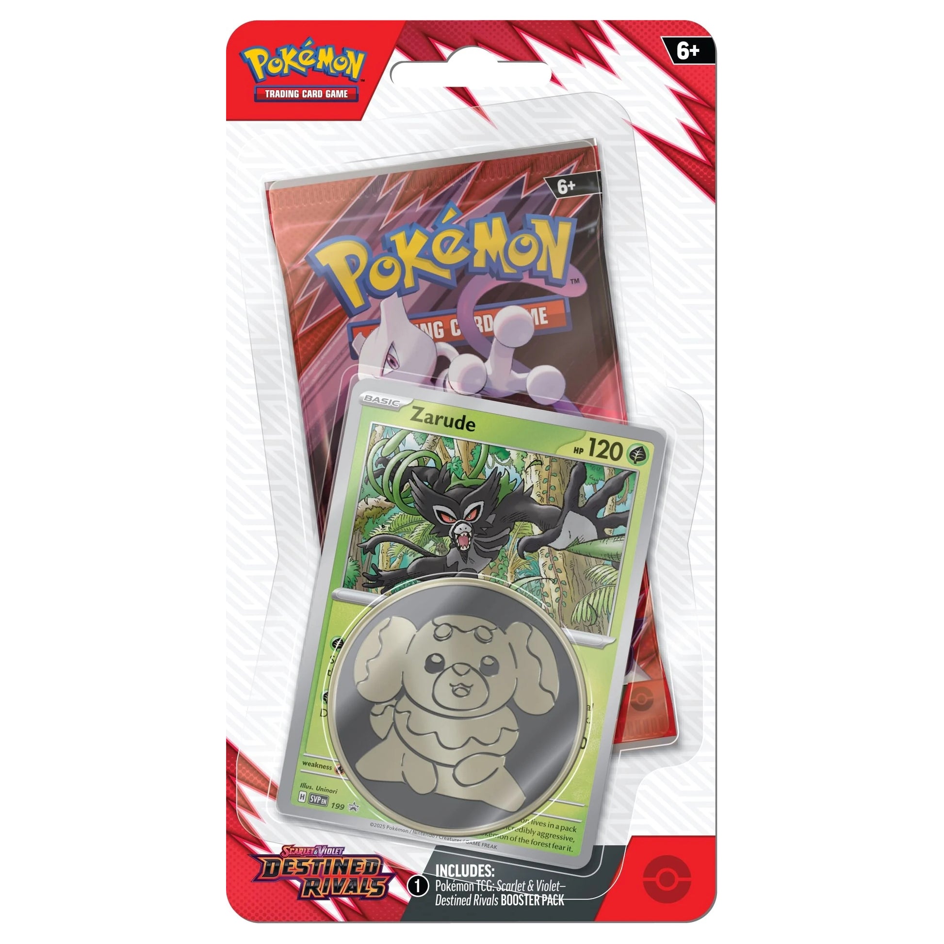 Pokemon Destined Rivals Zarude Checklane Blister SVP199