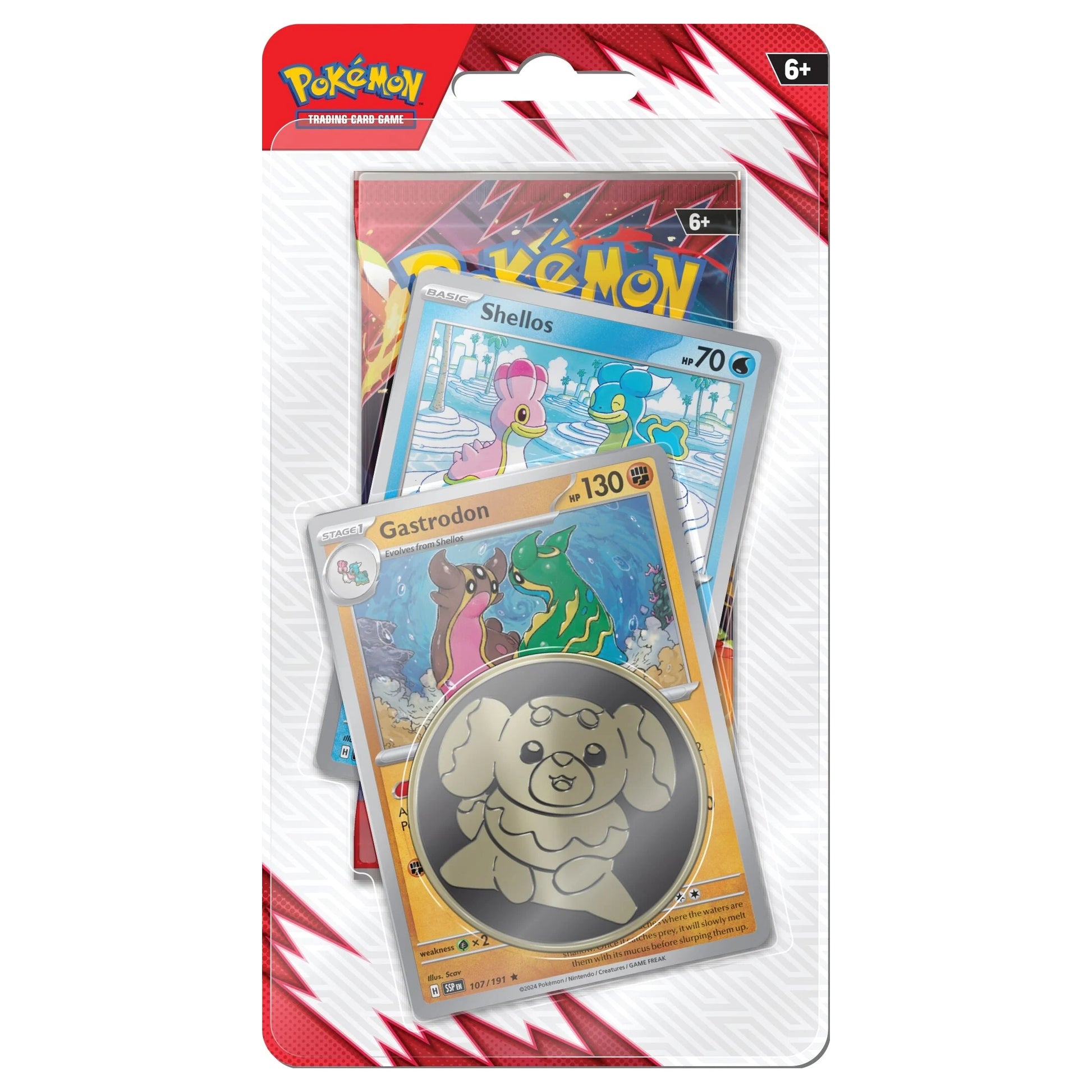 Pokemon Destined Rivals Gastrodon Premium Checklane Blister