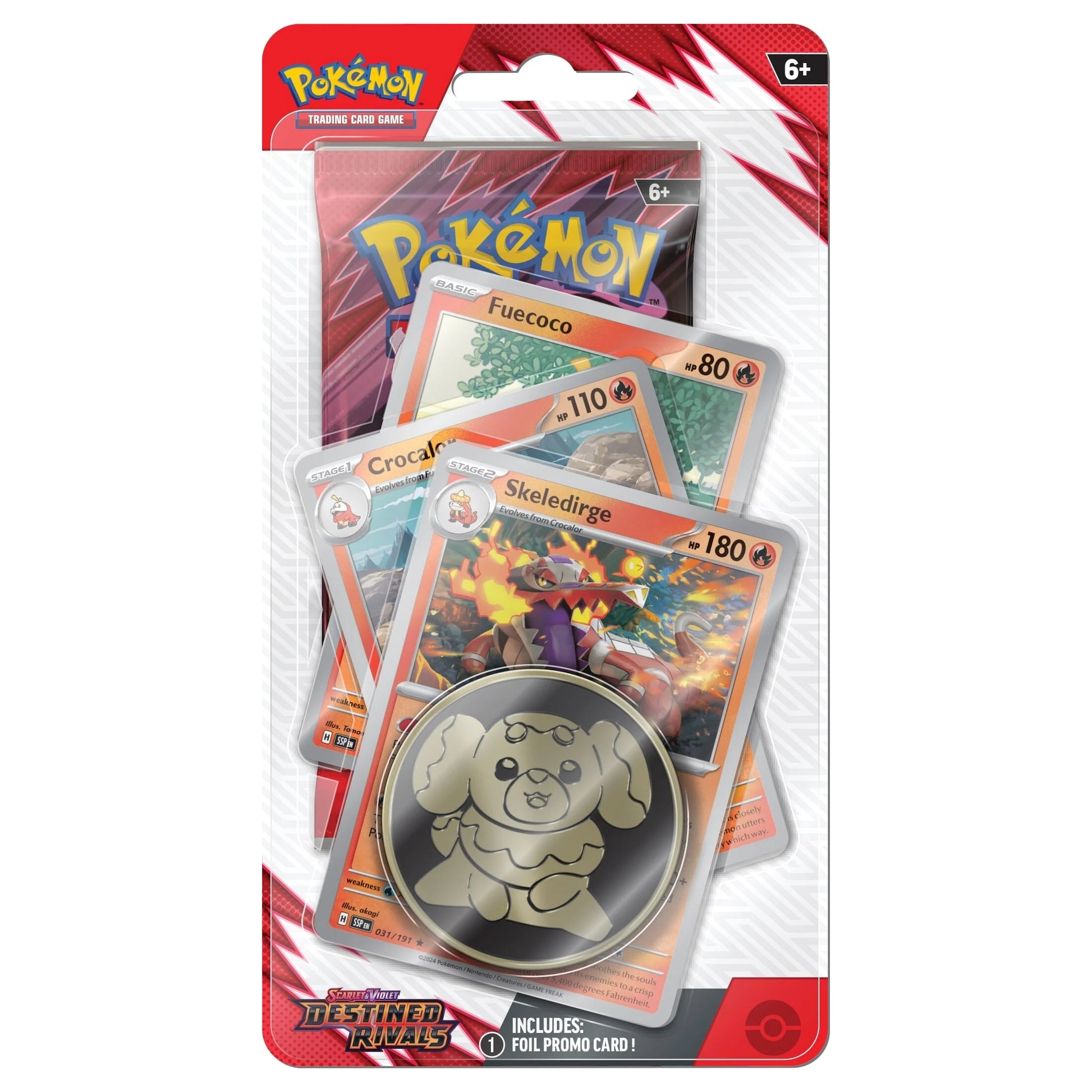 Pokemon Destined Rivals Skeledirge Premium Checklane Blister