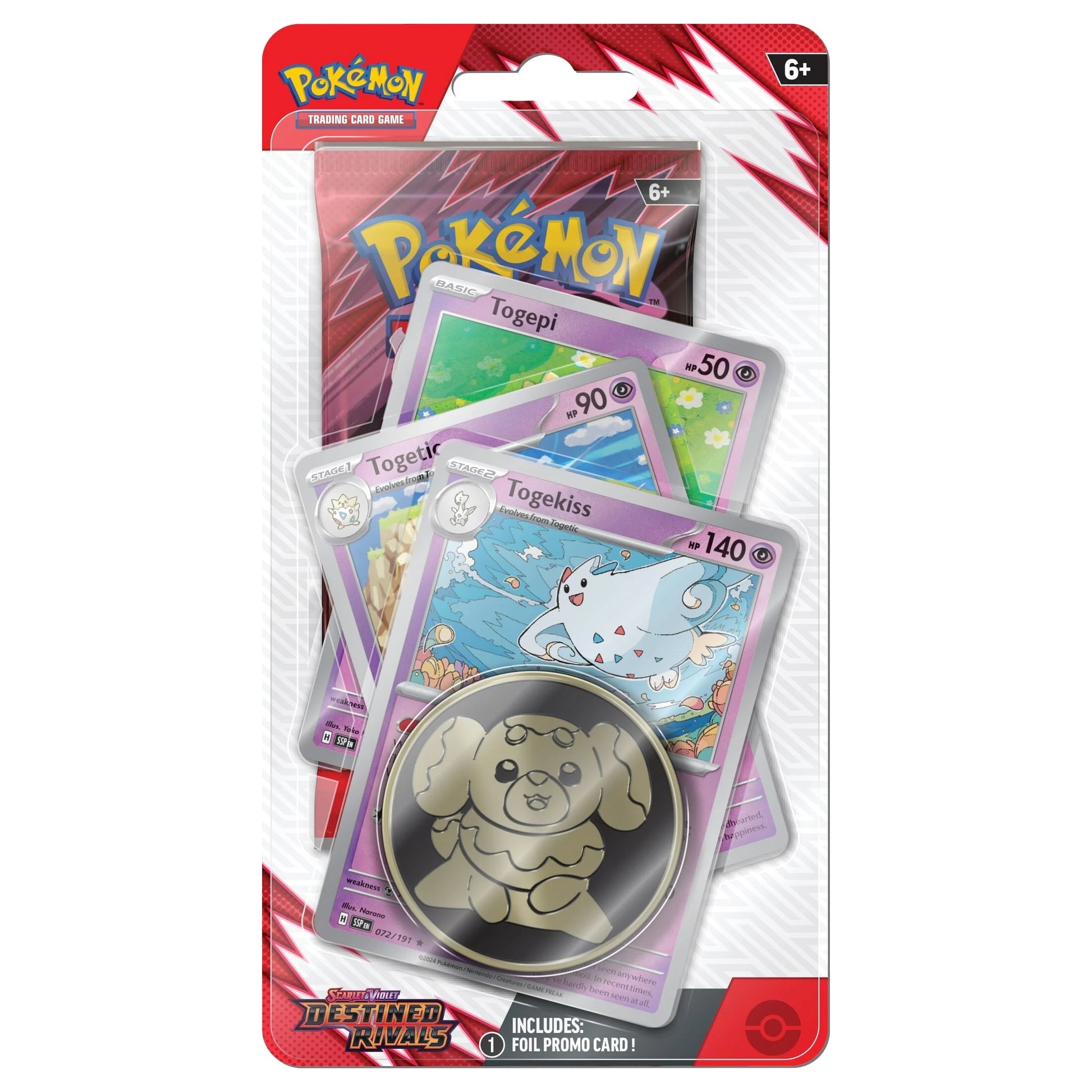 Pokemon Destined Rivals Togekiss Premium Checklane Blister