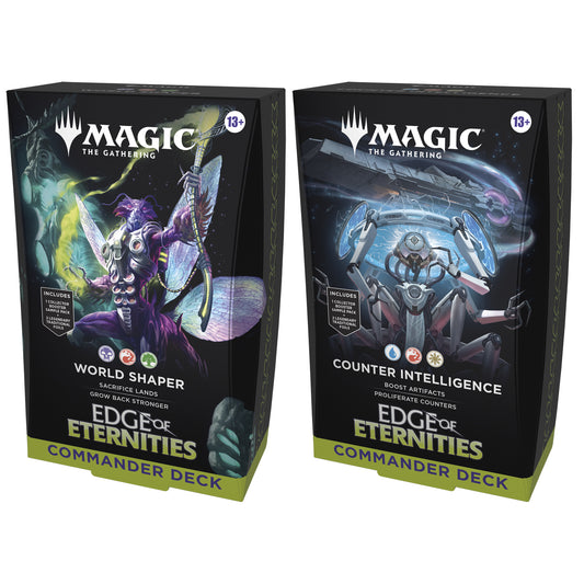 Magic The Gathering Edge of Eternities Commander Deck Pair