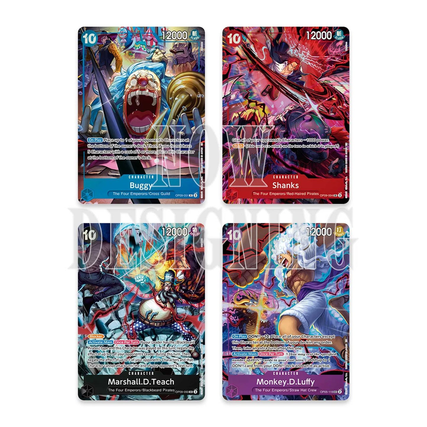 One Piece English 2nd Anniversary Set Character Cards