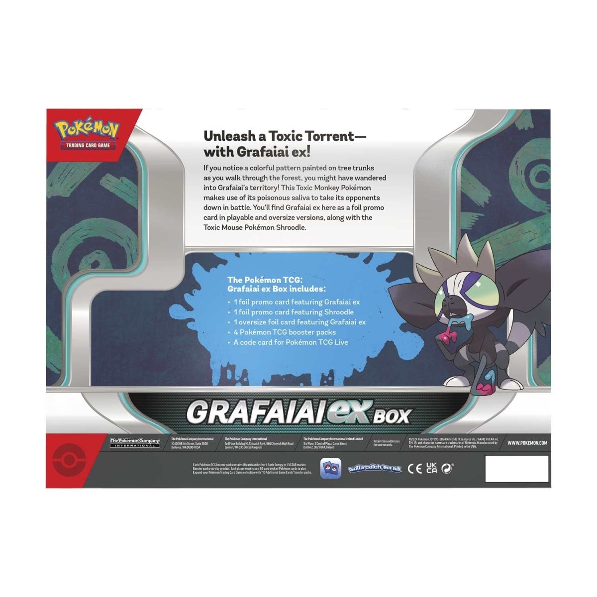 Pokemon TCG Grafaiai ex Box