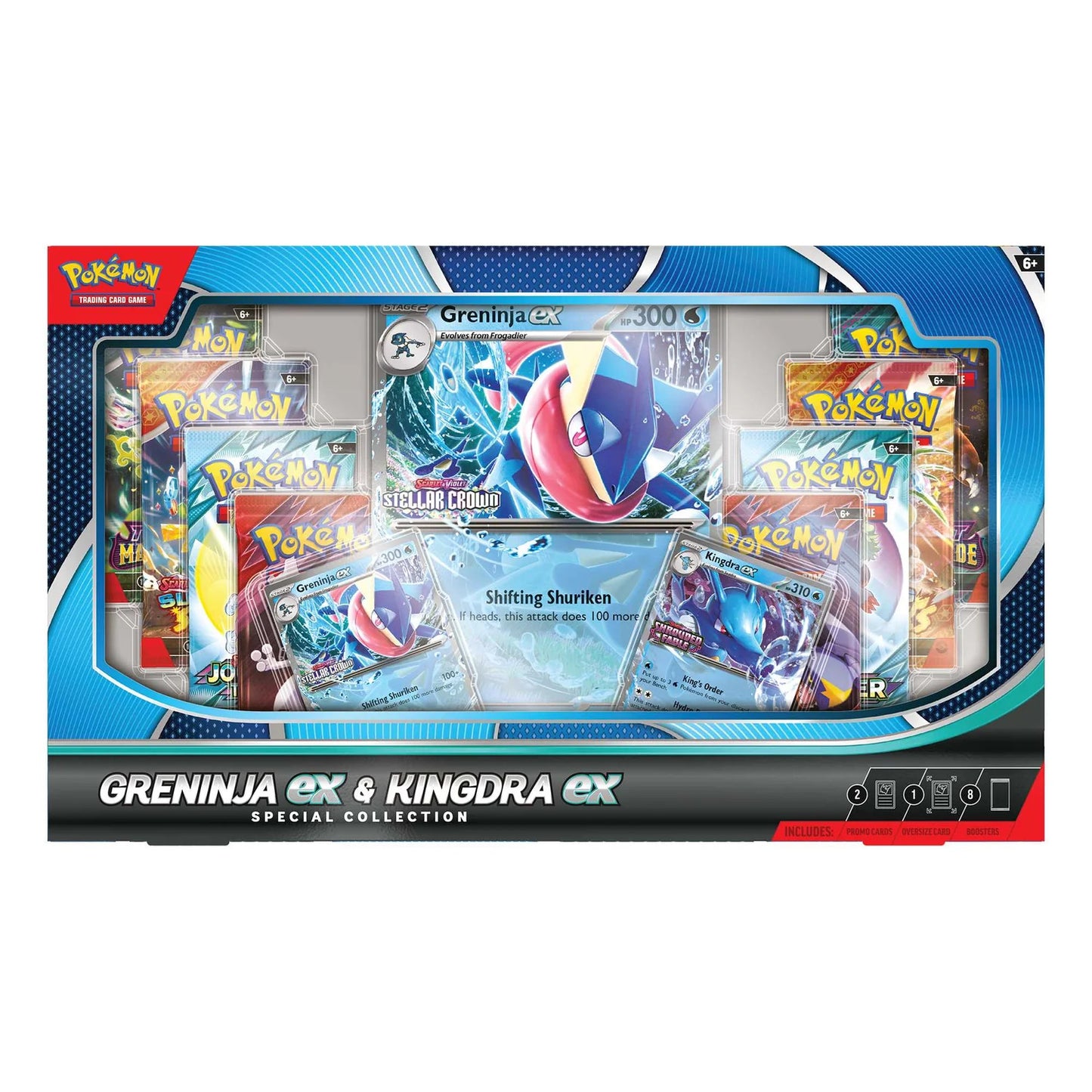 Pokemon Greninja ex & Kingdra ex Special Collection Front