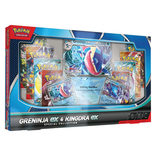 Pokemon Greninja ex and Kingdra ex Special Collection Box