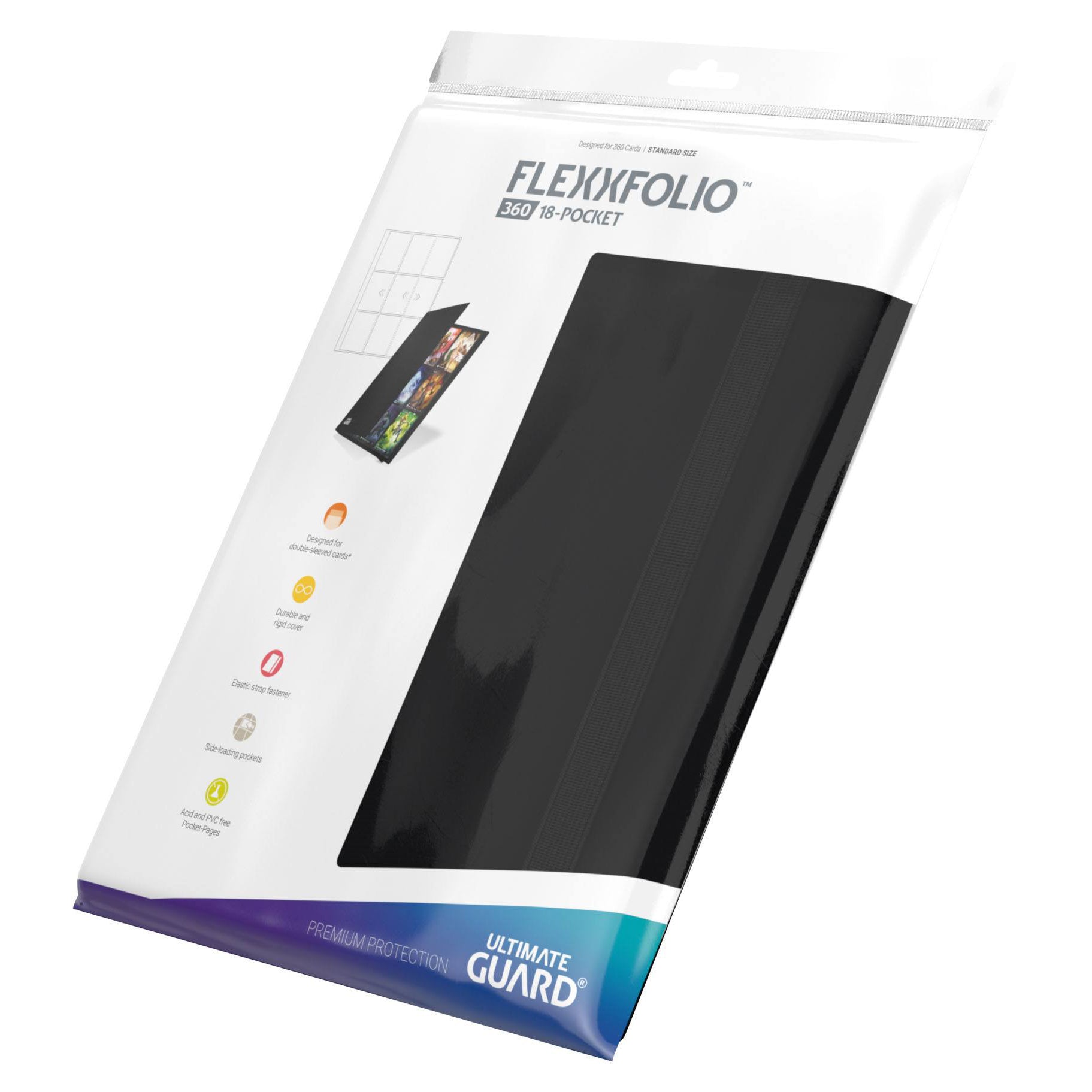 Ultimate Guard Black 360 Binder with side loading pages