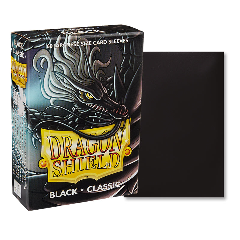 Dragon Shield Classic Japanese Size Sleeves Black (60) Tao Dong