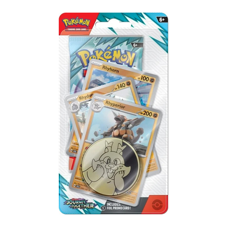Pokemon Journey Together Rhyperior Premium Checklane Blister