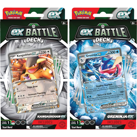 Pokemon Kangaskhan ex & Greninja ex Battle Decks Pair