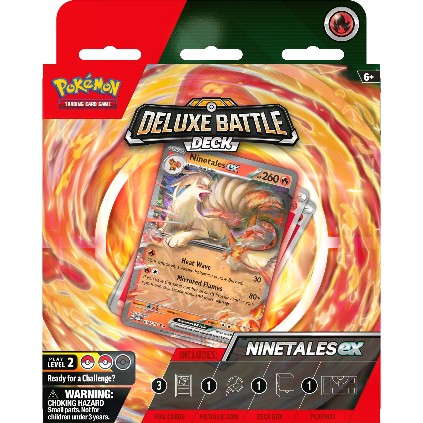 Pokemon Ninetales ex Deluxe Battle Deck