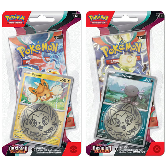 Pokemon Obsidian Flames Checklane Blister Pair
