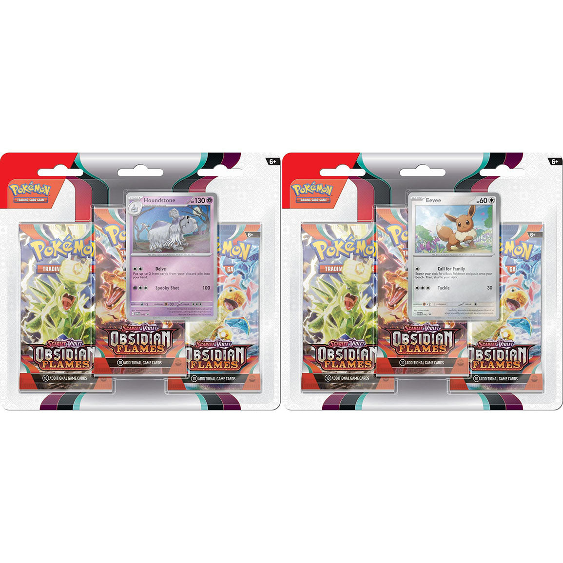 Pokemon Obsidian Flames Triple Blister Pack Pair