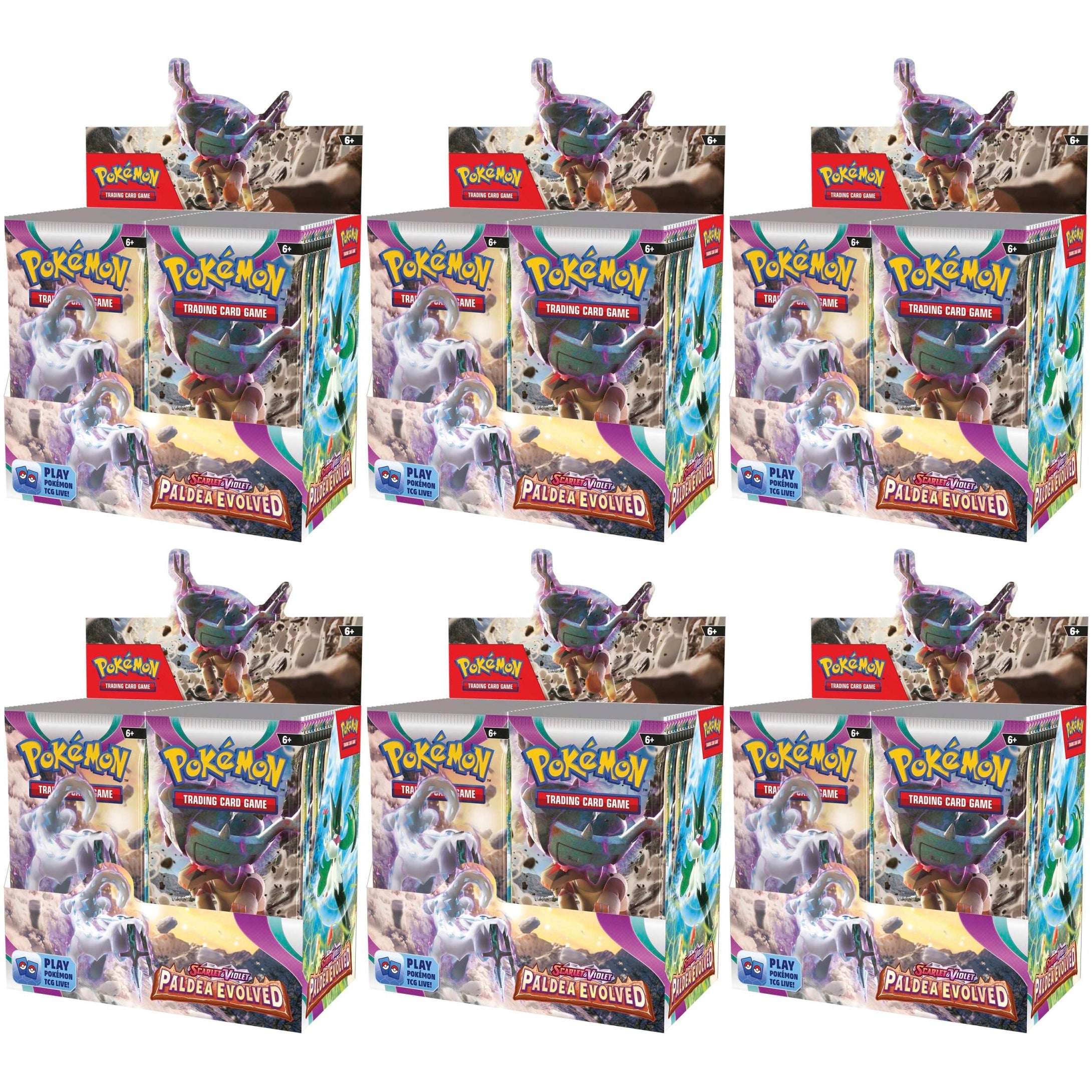 Pokemon TCG Paldea Evolved Booster Box Case Chief Cards