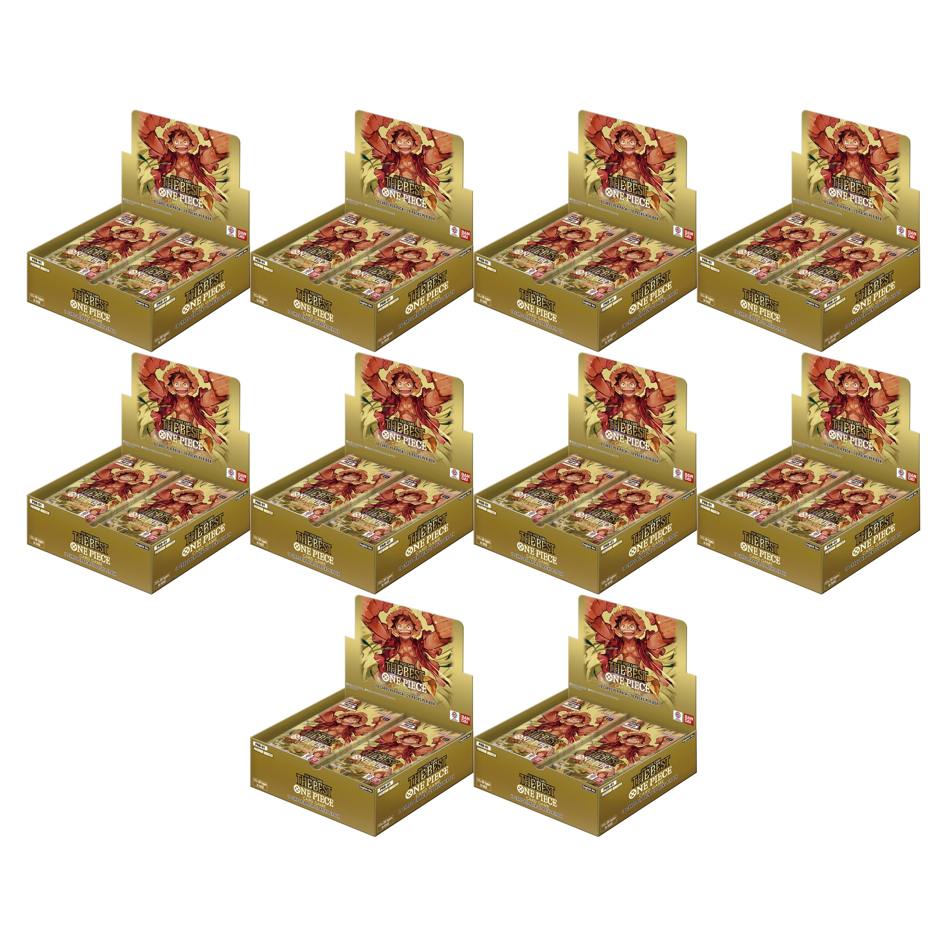 One Piece PRB-01 The Best Premium Booster Box Case English