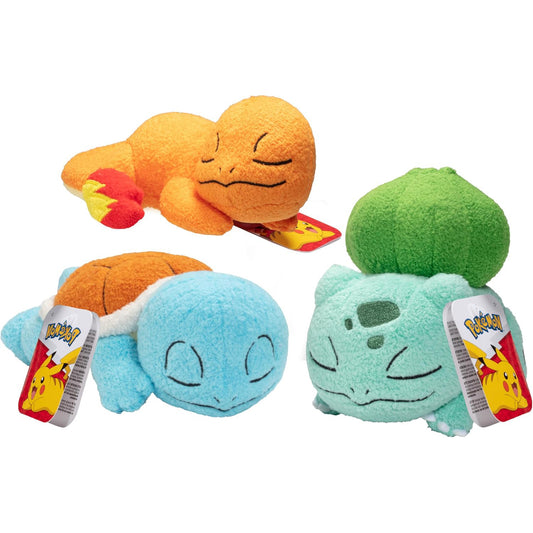 Pokemon Sleeping Plush Kanto Set