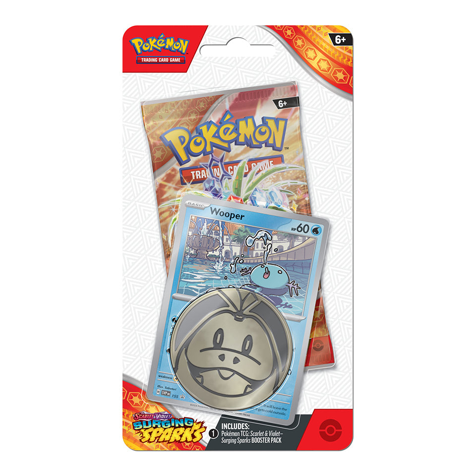 Pokemon Suring Sparks Wooper Checklane Blister SVP155