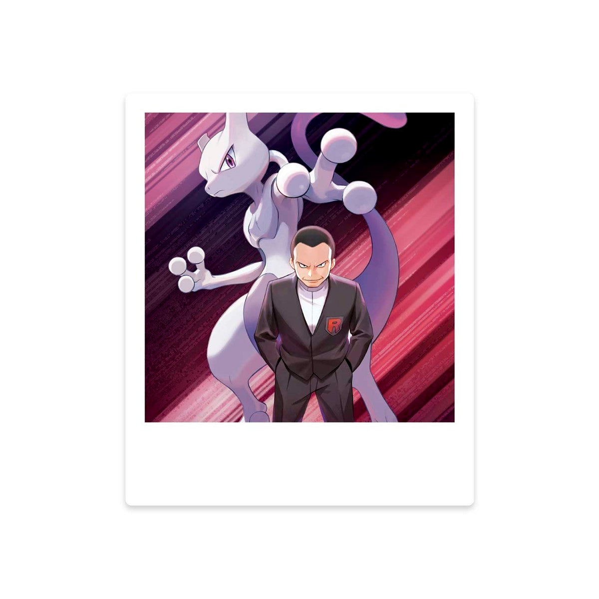 Team Rockets ex Box Photo Sticker